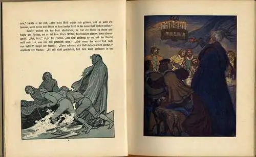 Kinderbuch Wode Brausebart Alte Sagen Mythen Kunst Grafik Ernst Liebermann 1910