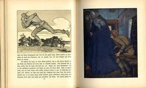 Kinderbuch Wode Brausebart Alte Sagen Mythen Kunst Grafik Ernst Liebermann 1910