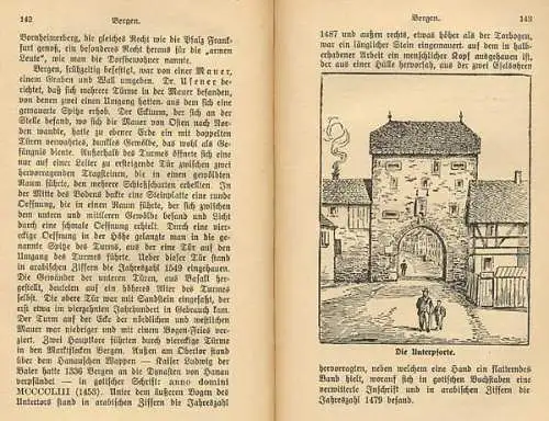 Hessen Frankfurt Main Offenbach Mittelalter Burgen Höfe Geschichte Buch 1916