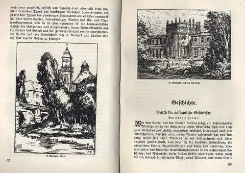 Hessen Hessen Nassau Taunus Heimat Geschichte Volkskunde Buch 1927