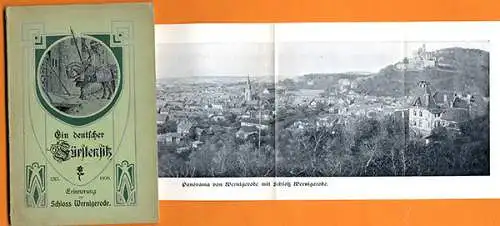 Sachsen Anhalt Harz Adel Schloß und Stadt Wernigerode Geschichte Umgebung 1911