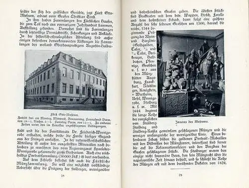 Sachsen Anhalt Harz Adel Schloß und Stadt Wernigerode Geschichte Umgebung 1911