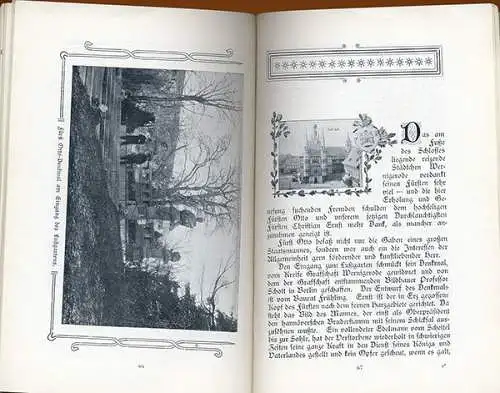 Sachsen Anhalt Harz Adel Schloß und Stadt Wernigerode Geschichte Umgebung 1911