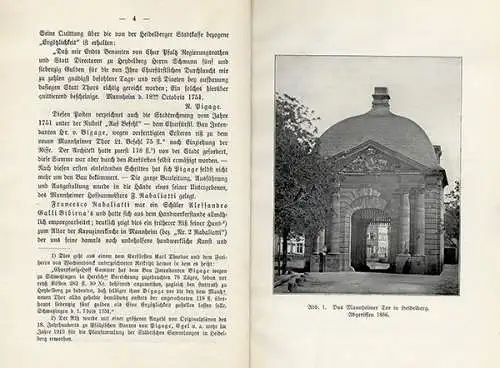Rhein Pfalz Tore Torbauten Nicolaus von Pigage Architektur Geschichte Buch 1920