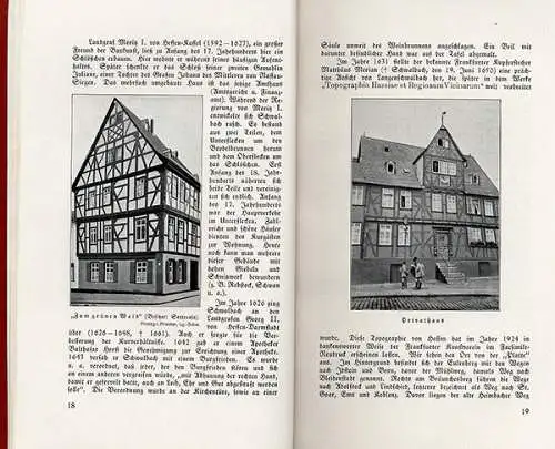 Hessen Taunus Bad Langenschwalbach Stadt Geschichte Reiseführer Festschrift 1927