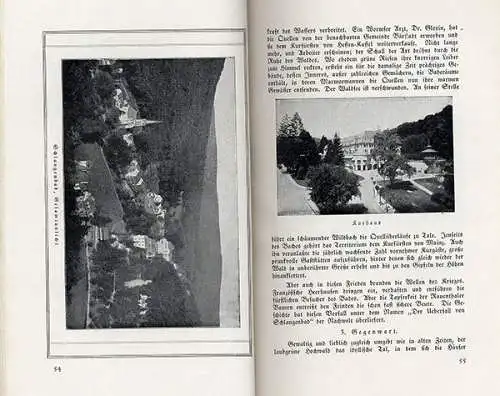 Hessen Taunus Bad Langenschwalbach Stadt Geschichte Reiseführer Festschrift 1927