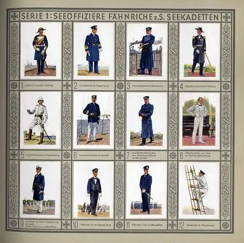 Zigaretten Sammelbilder Album Deutsche Trachten Bilder komplett 1931