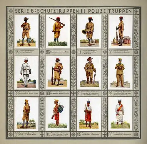 Zigaretten Sammelbilder Album Deutsche Trachten Bilder komplett 1931