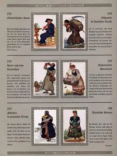 Zigaretten Sammelbilder Album Deutsche Trachten Bilder komplett 1931
