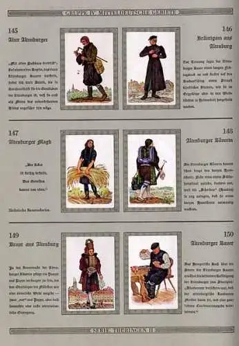 Zigaretten Sammelbilder Album Deutsche Trachten Bilder komplett 1931