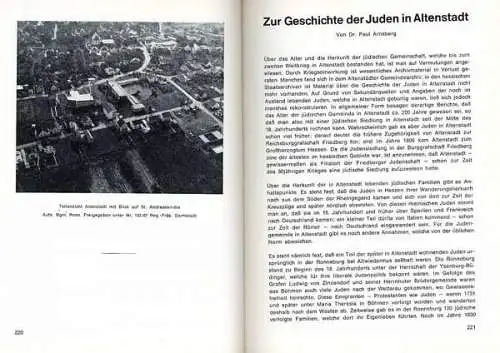 Hessen Wetterau 1200 Jahre Altenstadt Geschichte Chronik Heimatbuch 1967