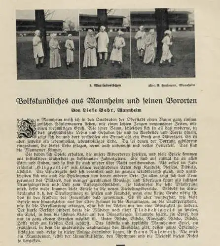 Baden Mannheim Stadt Geschichte Handwerk Baukunst Heimatbuch 1927