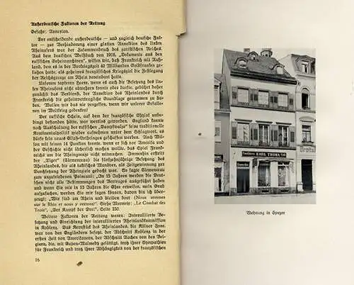 Pfalz Geschichte Französische Besatzung Frauen Widerstand Katharina Thoma 1931