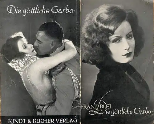 Kino Film Theater UFA Schauspielerin Greta Garbo Bildband 1929