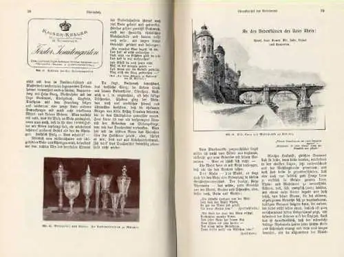 Wein Anbau Ernte Reben Geschichte Kunst Kultur Jugendstil Buch von 1901