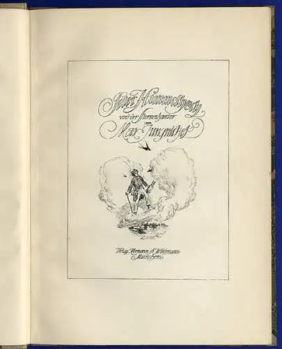 Max Jungnickel Peter Himmelhoch und Sternenkantor Kriegsmärchen illustriert 1921