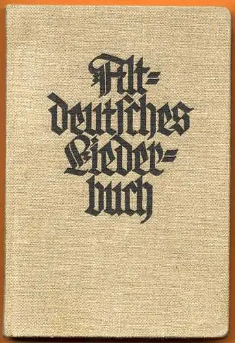 Altdeutsches Kirchen Heimat Volkslieder Buch Fritz Jöde Buch 1925