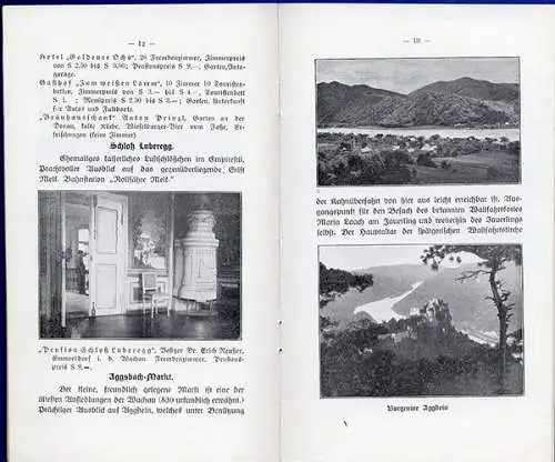 Österreich Wachau Melk Spitz Dürnstein Mautern Krems Donautal Reiseführer 1935