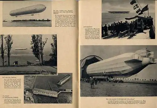 Luftfahrt Geschichte Zeppelin deutsche Luftschiff LZ1 - LZ 129 Zeitschrift 1936
