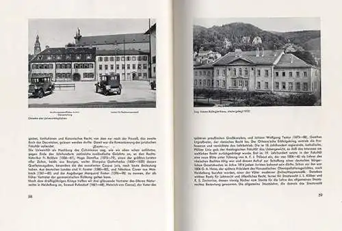 Baden Heidelberg Stadt Geschichte Ruperto Carola Universität Festschrift 1931