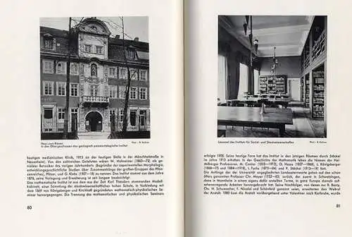 Baden Heidelberg Stadt Geschichte Ruperto Carola Universität Festschrift 1931