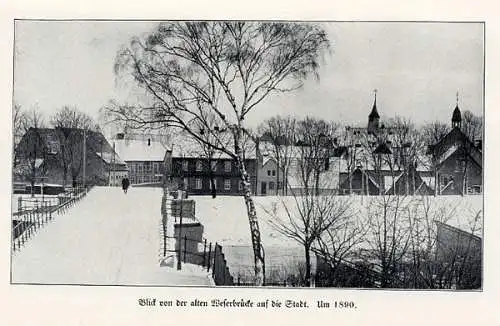 Niedersachsen Weser Nienburg Stadt Geschichte Heimatbuch 1922