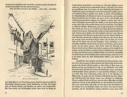 Rhein Hessen Alt Worms Stadt Geschichte Kunst Grafik Buch 1925