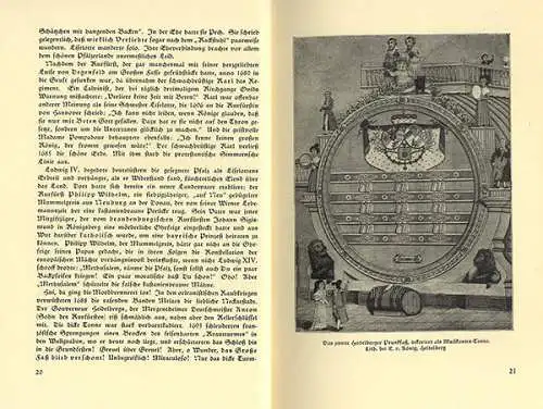 Heidelberg Neckar Kurpfalz Weinkeller Großes Heidelberger Fass Tonne Buch 1930