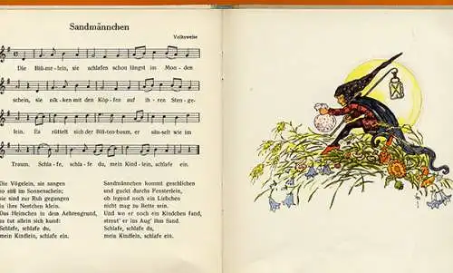 Gute Nacht Kinder Wiegenlieder Bilder Ruthild Busch-Schumann Scholz Verlag Mainz