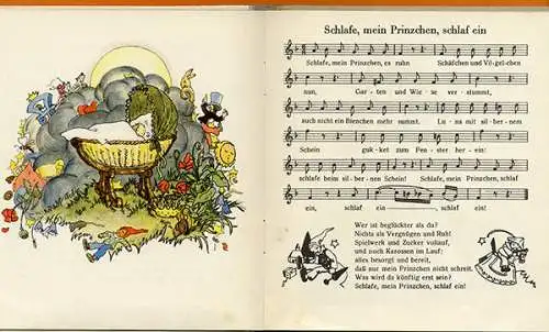 Gute Nacht Kinder Wiegenlieder Bilder Ruthild Busch-Schumann Scholz Verlag Mainz