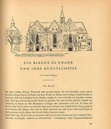 Westfalen 1000 Jahre Enger Widukind Stadt Geschichte Chronik Festschrift 1948