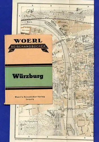 Bayern Main Franken Würzburg Stadt Geschichte Verkehr Reiseführer von 1942