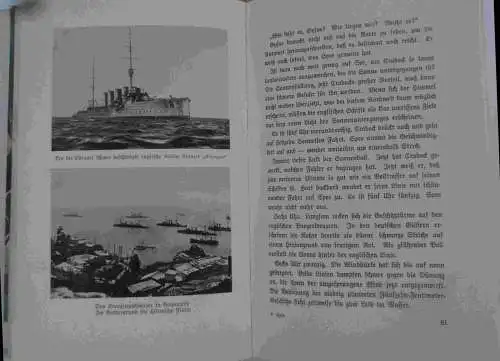 Deutschland Weltkrieg Kaiserliche Marine Südsee Geschwader Graf Spee Buch 1934