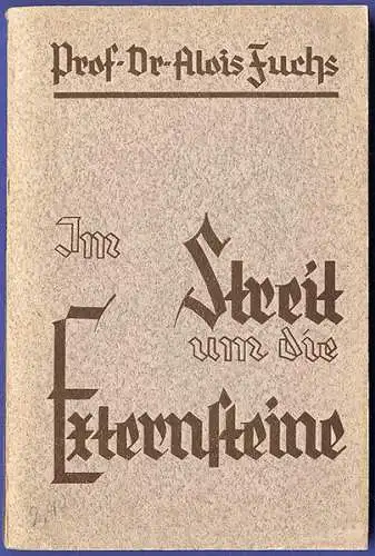 Lippe Detmold Germanen Archäologie Externsteine das Grab Christi Buch 1934