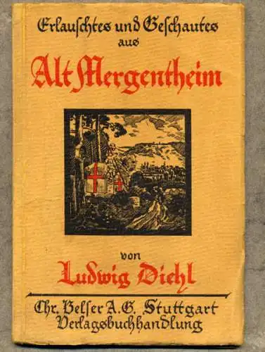 Franken Bad Mergentheim Stadt Geschichte Kunst Grafik Heimatbuch 1925