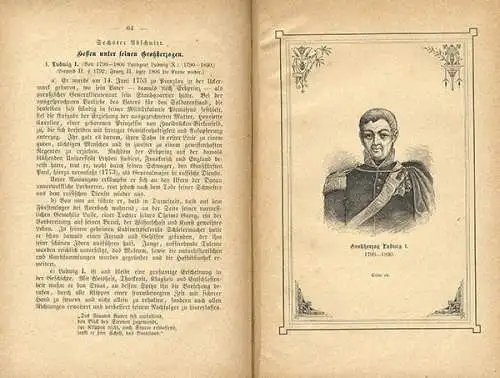 Großherzogtum Hessen Geschichte Landgrafen Heimatkunde 1890