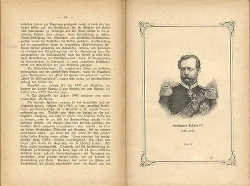 Großherzogtum Hessen Geschichte Landgrafen Heimatkunde 1890