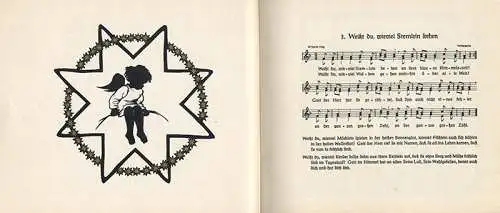 Gute Nacht Kinder Schlaflieder Scherenschnitte Margalisa Pomplun Brenner 1928