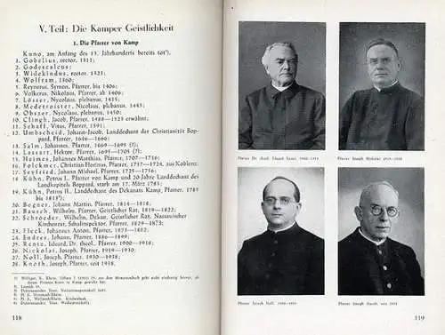 Rheinland Pfalz 1000 Jahre Kamp Bornhofen Geschichte Chronik Festschrift 1950