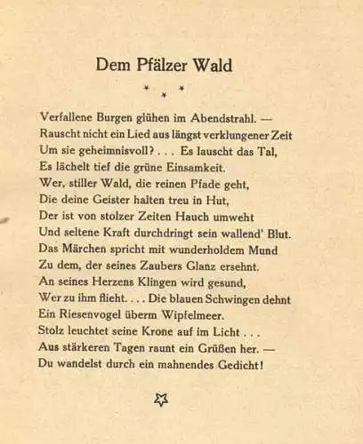 Rhein Pfalz Franz von Sickingen Glocken Mitternacht Sagen Spukgeschichten 1926