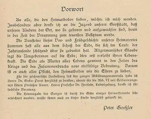 Stuttgart Bad Cannstatt Stadt Geschichte Archäologie Römer Kastell Buch 1920