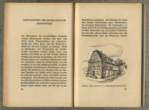 Rhein Pfalz Ludwigshafen Stadt Geschichte Chronik Heimatbuch 1941