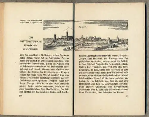 Rhein Pfalz Ludwigshafen Stadt Geschichte Chronik Heimatbuch 1941