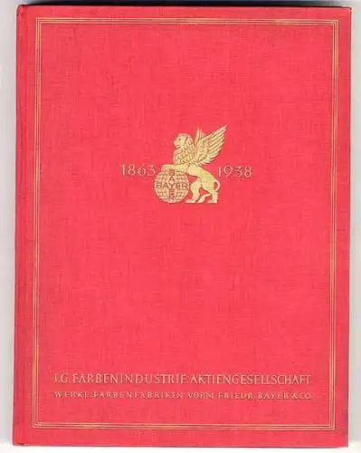 Werbung Reklame IG Farben Bayer Konzern Medizin Geschichte Bilderbuch 1938