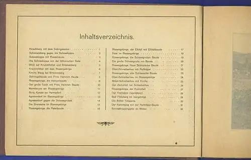 Schlesien Riesengebirge Hirschberg Hain Schreiberau Kunst Grafik Mappe 1928