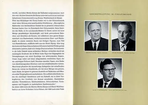 Rheinland Stolberg 100 Jahre Metall Zink Gießerei Kraus Walchenbach Peltzer 1961