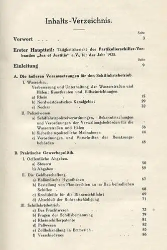 Duisburg Rhein Schiffahrt Wasserstraßen Wirtschaft Verkehr Jahrbuch 1925