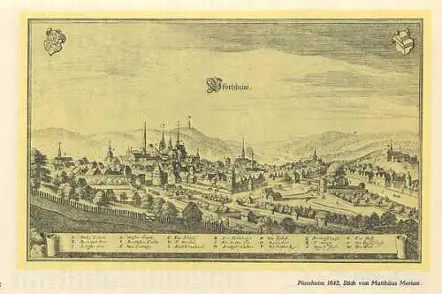 Baden Pforzheim Stadt Geschichte Wirtschaft Mundart Heimatkunde 1962