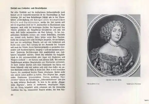 Baden Mannheim Deutsches National Theater Geschichte und Chronik Buch von 1940