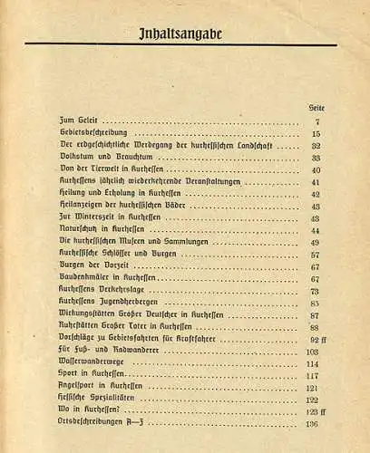 Deutsche Heimatführer Band 13 Hessen Kassel Rhön Schwalm Werra Waldeck 1938